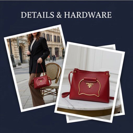 Maroon Elegant Cat Handle Handbag for Girls & Ladies | Stylish Shoulder & Crossbody Bag with Gold Accents | Adjustable Strap
